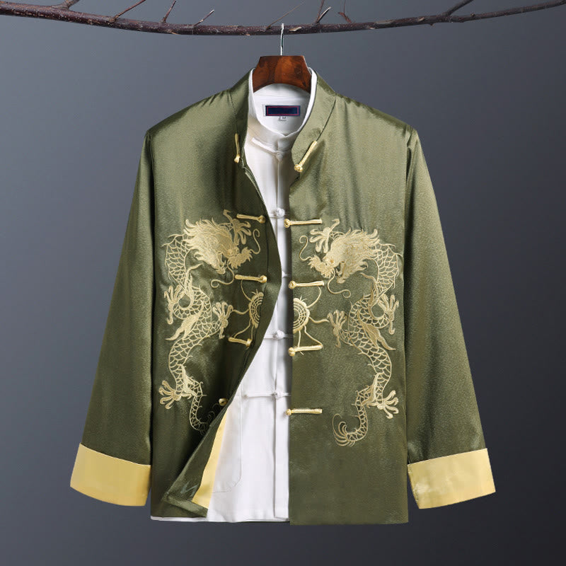 Men's Breathable Stand-Collar Mindful Meditation Jacket