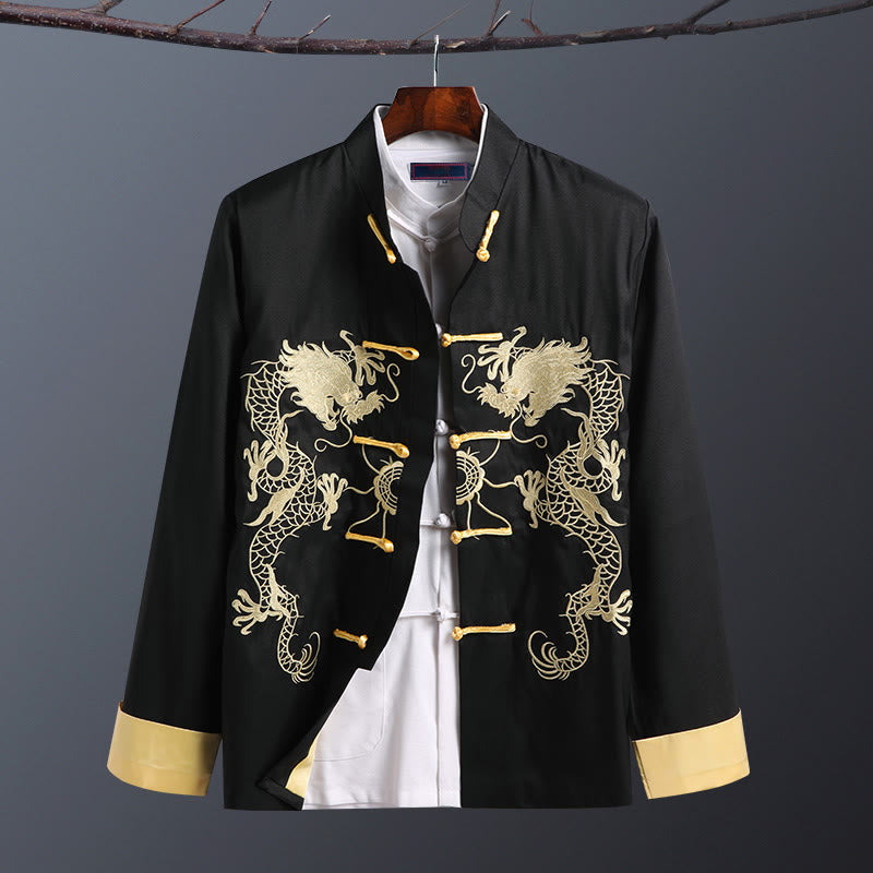Men's Breathable Stand-Collar Mindful Meditation Jacket
