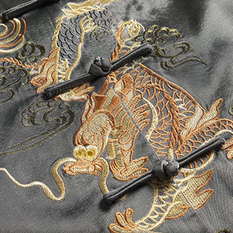 Men's Breathable Stand-Collar Mindful Meditation Jacket