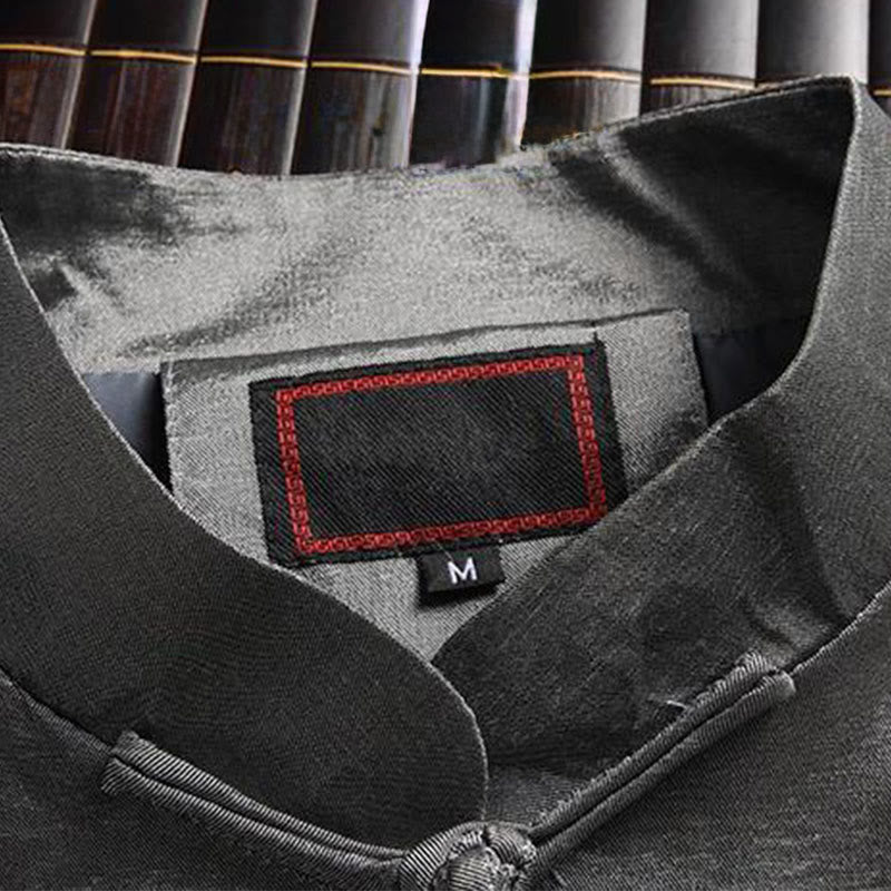 Men's Breathable Stand-Collar Mindful Meditation Jacket