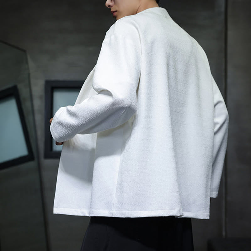 Tactile Lightweight V-Neck Grounding Men's Jacket