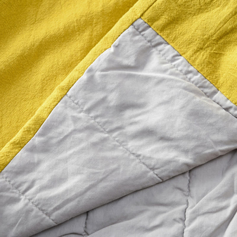 Winter Solid Frog-Button Long Sleeve Cotton Women's Thermal Jacket With Pockets