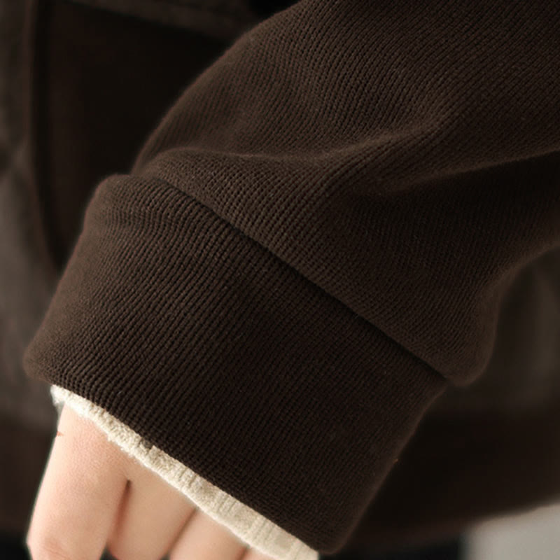 Structured Diamond-Pattern Insulated Women's Meditation Jacket