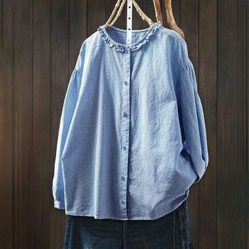 Lightweight Cotton Minimalist Grounding Women's Shirt