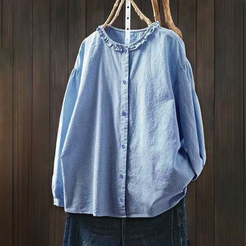 Lightweight Cotton Minimalist Grounding Women's Shirt
