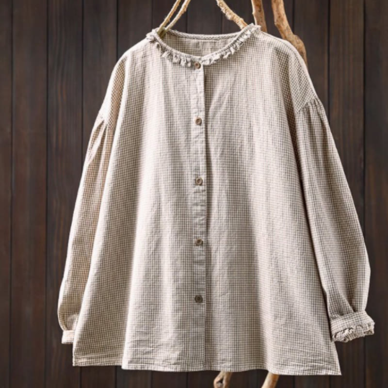Lightweight Cotton Minimalist Grounding Women's Shirt