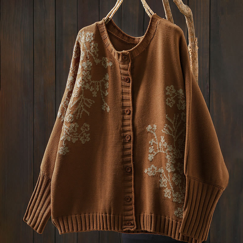 Tactile Cotton Batwing Mindful Meditation Cardigan