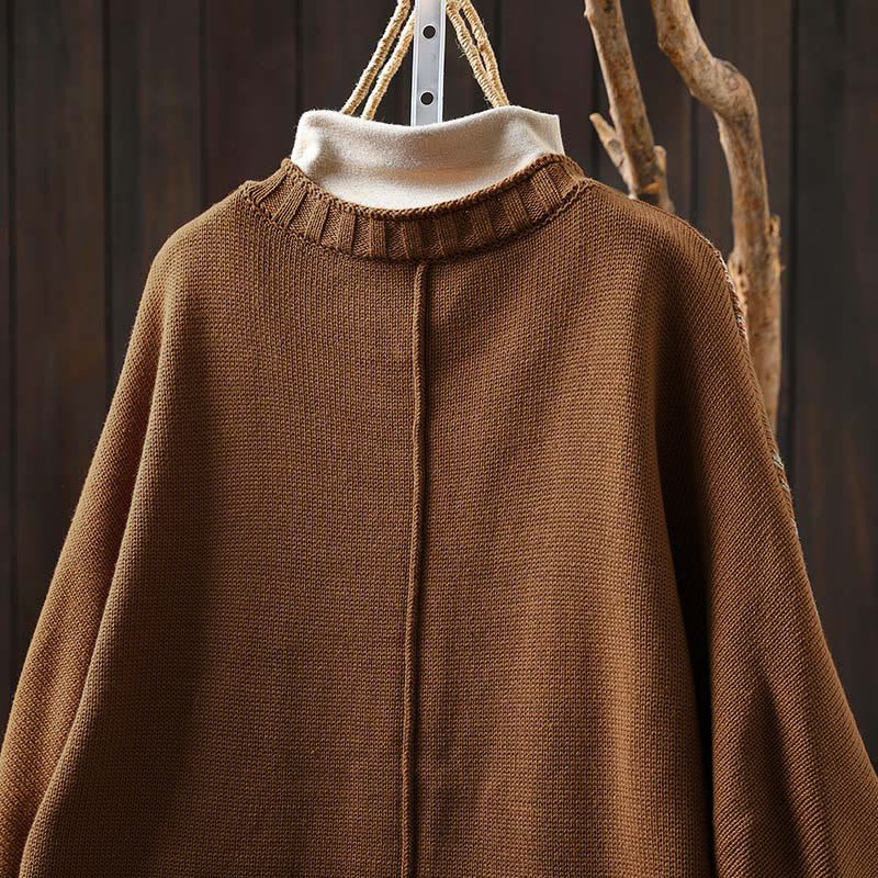 Tactile Cotton Batwing Mindful Meditation Cardigan