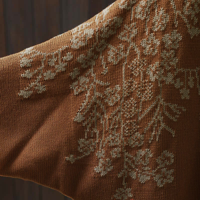 Tactile Cotton Batwing Mindful Meditation Cardigan