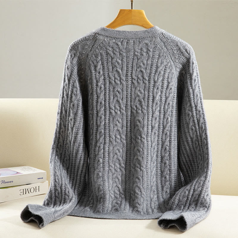 Tactile Cotton Knit Slim-Fit Floral Meditation Cardigan