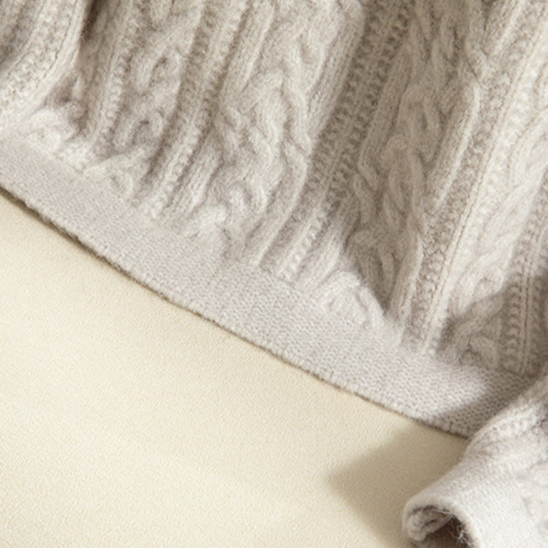Tactile Cotton Knit Slim-Fit Floral Meditation Cardigan