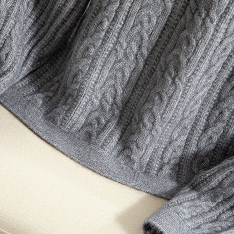 Tactile Cotton Knit Slim-Fit Floral Meditation Cardigan