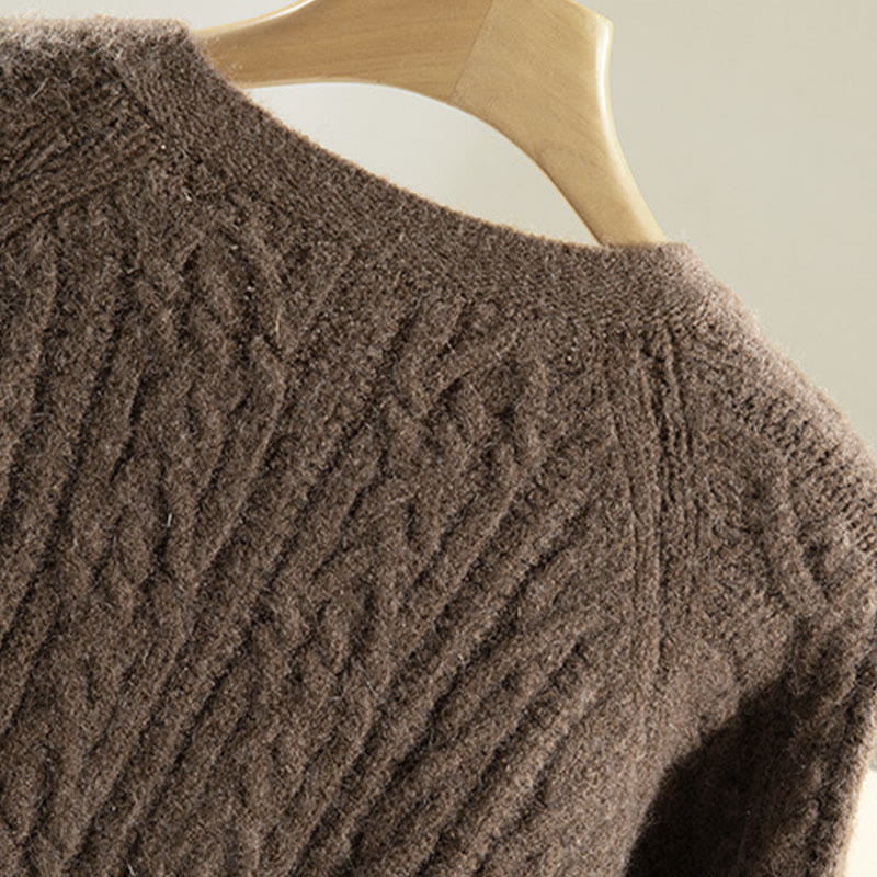 Tactile Cotton Knit Slim-Fit Floral Meditation Cardigan
