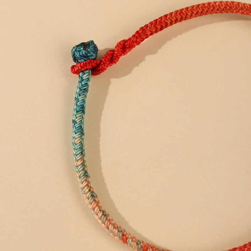 Hand-woven Red String Endless Knot Bracelet for Personal Strength