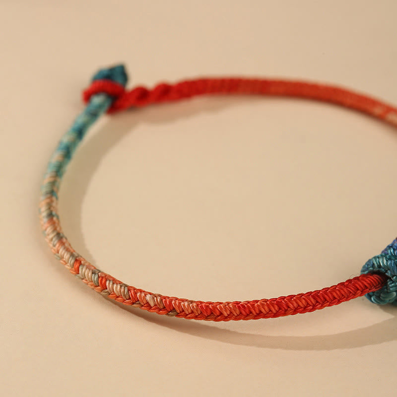 Hand-woven Red String Endless Knot Bracelet for Personal Strength