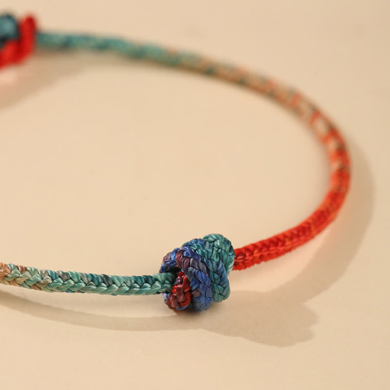 Hand-woven Red String Endless Knot Bracelet for Personal Strength