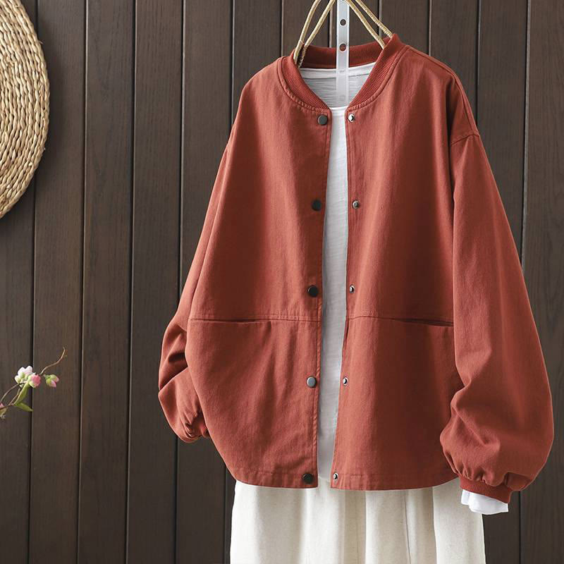 Thick Cotton Stand-Collar Grounding Meditation Jacket