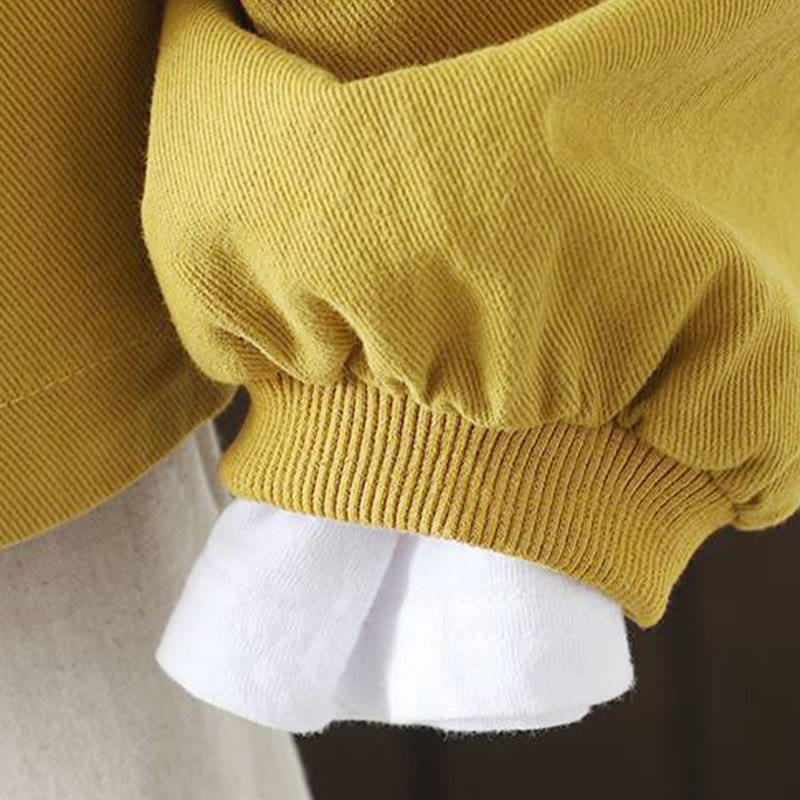 Thick Cotton Stand-Collar Grounding Meditation Jacket