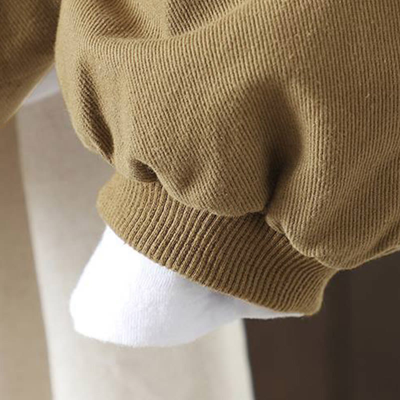 Thick Cotton Stand-Collar Grounding Meditation Jacket