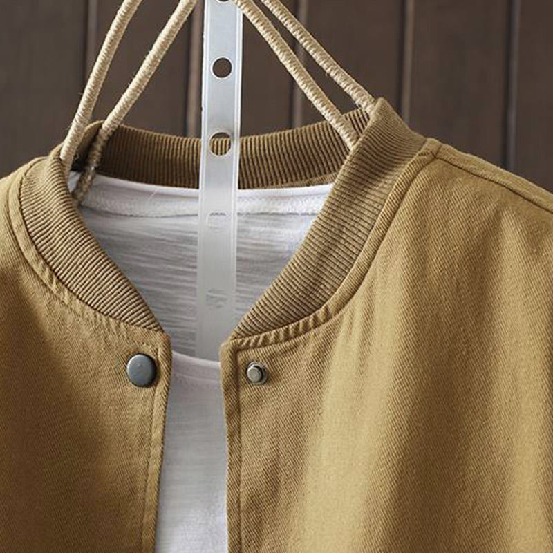 Thick Cotton Stand-Collar Grounding Meditation Jacket