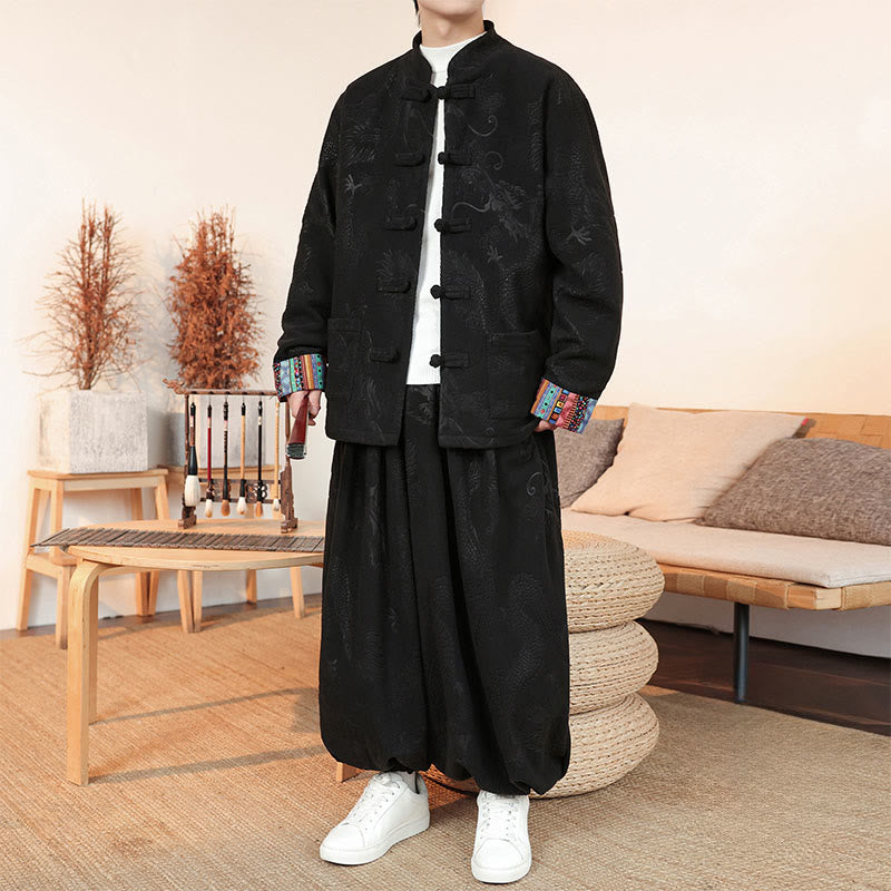 Tactile Cotton Relaxed-Fit Tai Chi and Meditation Set