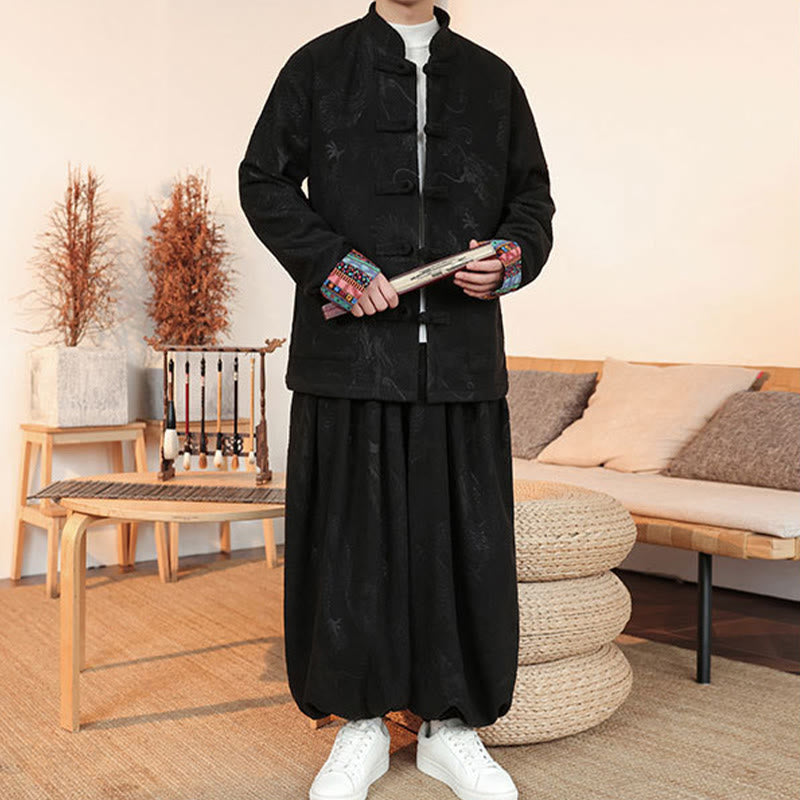 Tactile Cotton Relaxed-Fit Tai Chi and Meditation Set