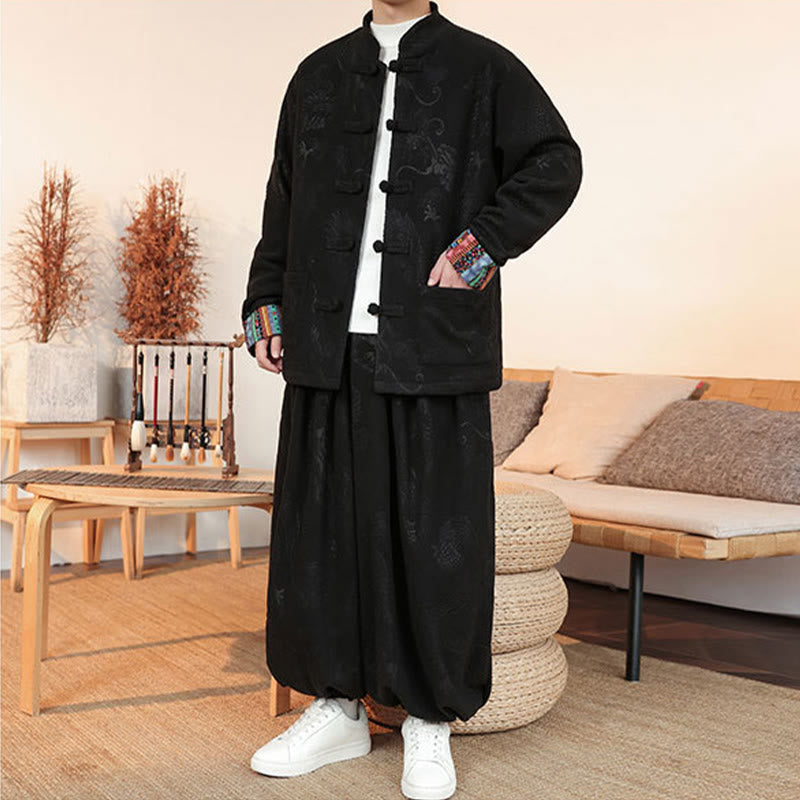 Tactile Cotton Relaxed-Fit Tai Chi and Meditation Set