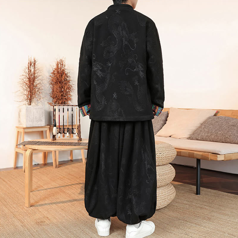 Tactile Cotton Relaxed-Fit Tai Chi and Meditation Set