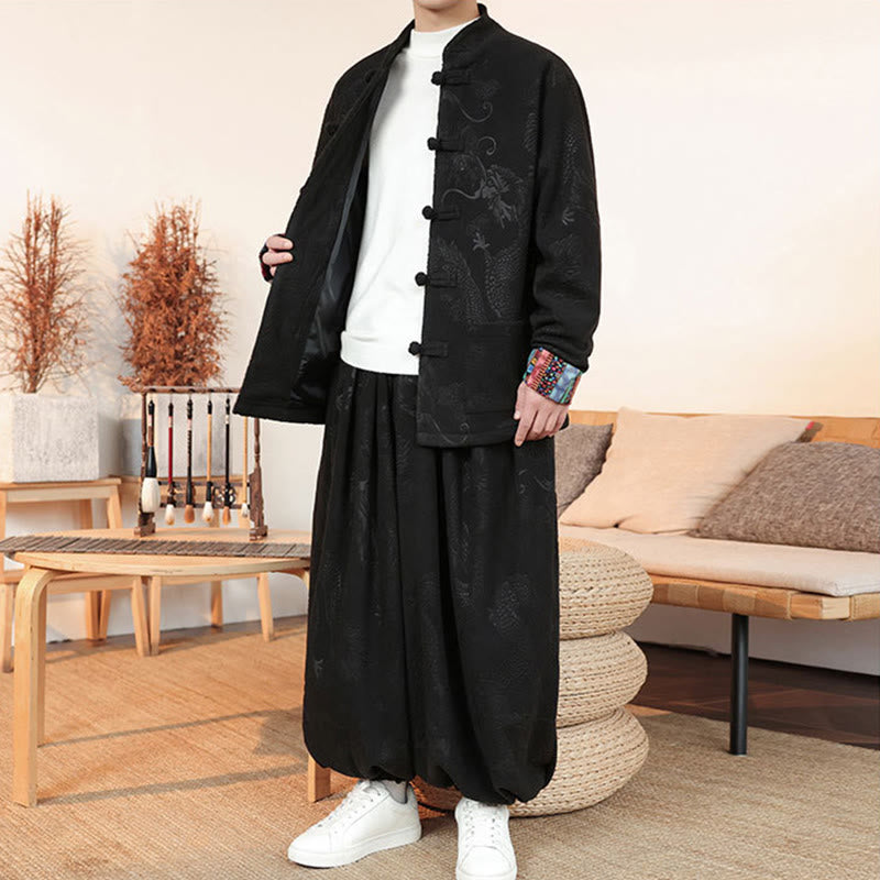 Tactile Cotton Relaxed-Fit Tai Chi and Meditation Set