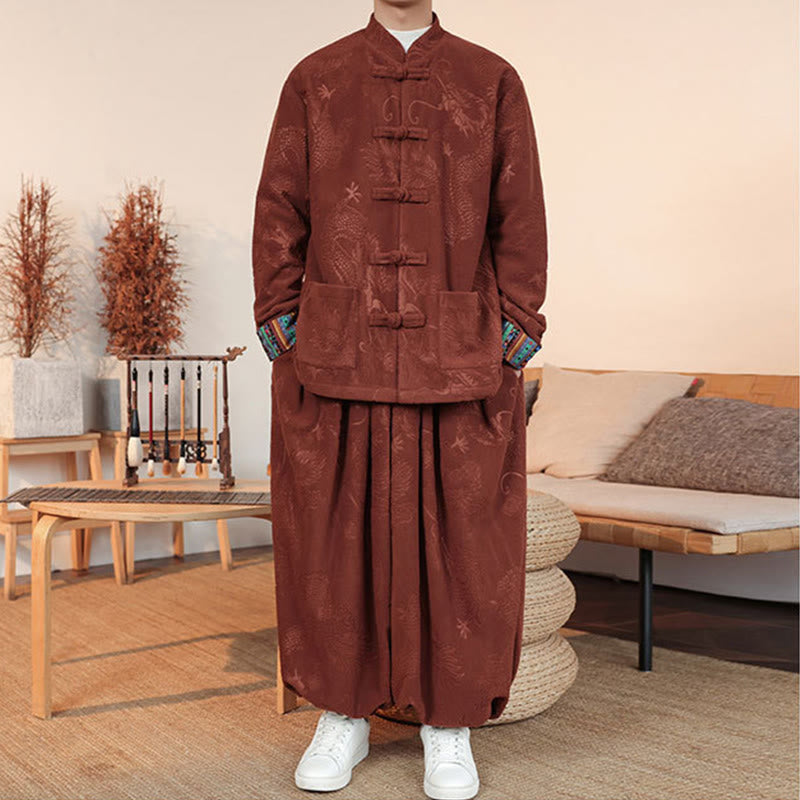 Tactile Cotton Relaxed-Fit Tai Chi and Meditation Set