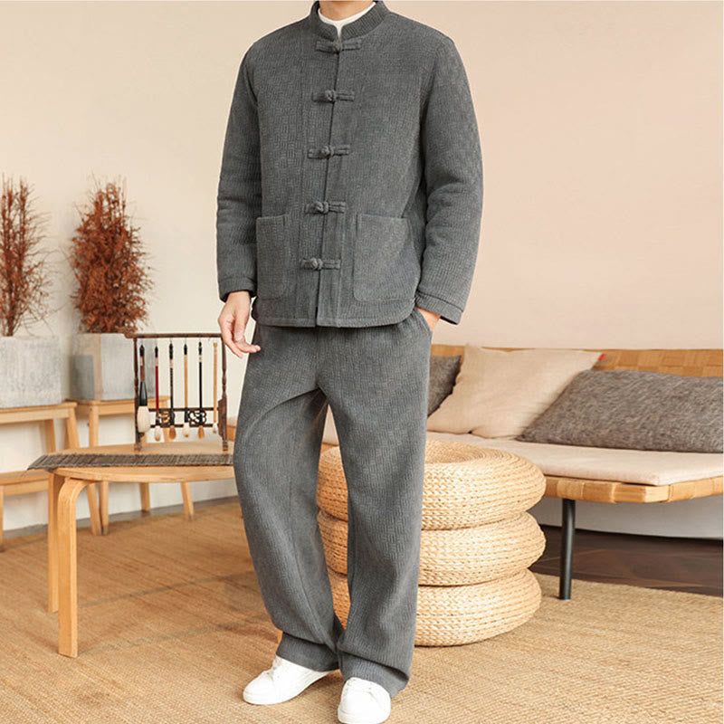 Tactile Cotton Traditional Frog-Button Meditation Set