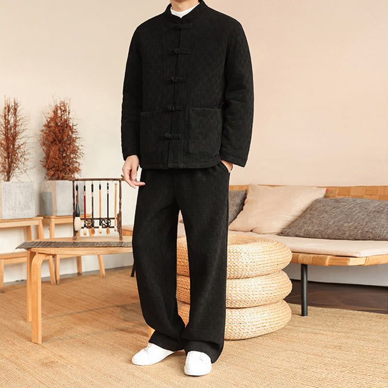 Tactile Cotton Traditional Frog-Button Meditation Set