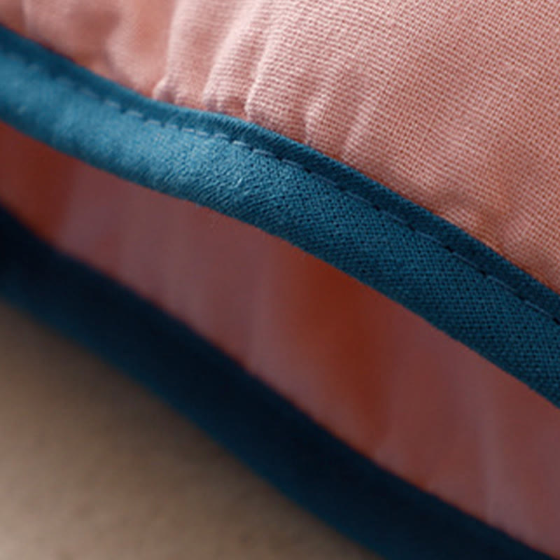 Winter Flower Embroidery Frog-Button Long Sleeve Women's Thermal Jacket