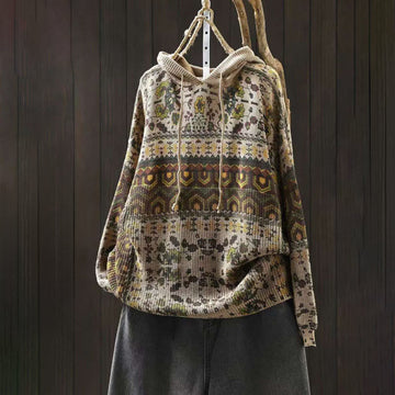 Minimalist Knitted Slim Fit Meditation Hoodie