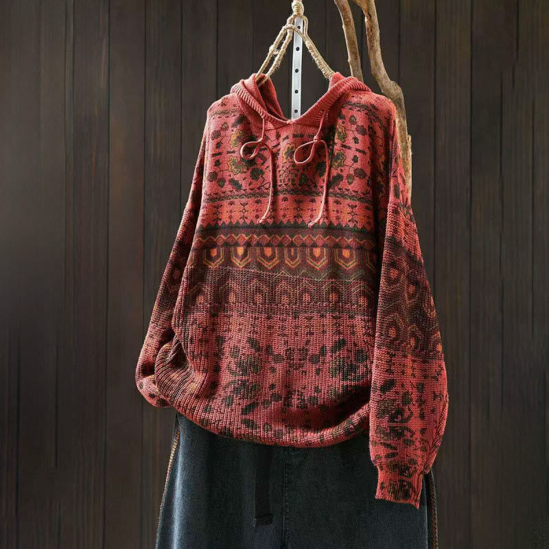 Minimalist Knitted Slim Fit Meditation Hoodie