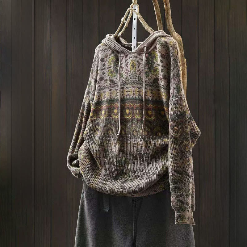 Minimalist Knitted Slim Fit Meditation Hoodie