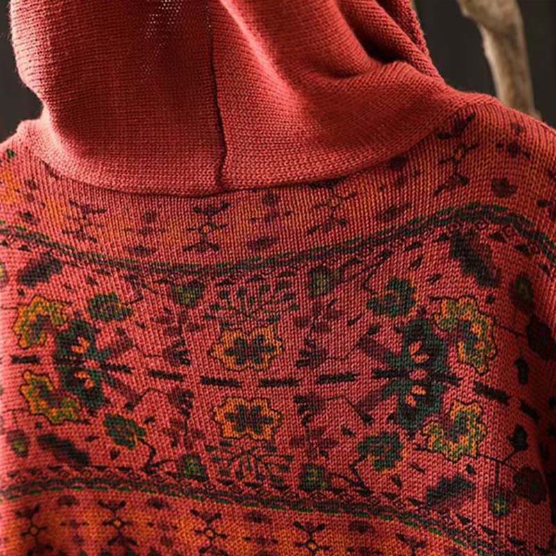 Minimalist Knitted Slim Fit Meditation Hoodie