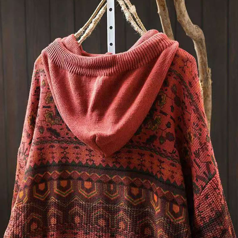 Minimalist Knitted Slim Fit Meditation Hoodie