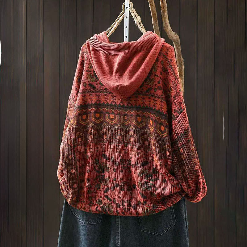 Minimalist Knitted Slim Fit Meditation Hoodie