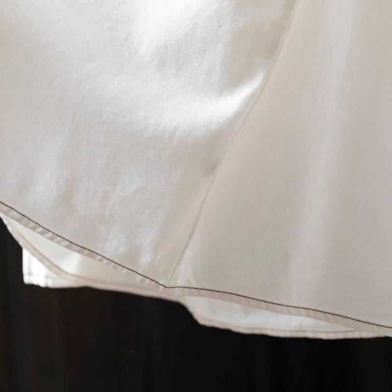 Lightweight Cotton Stand Collar Mindful Meditation Shirt