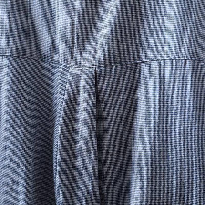 Lightweight Cotton Ruffle Collar Grounding Women's Shirt
