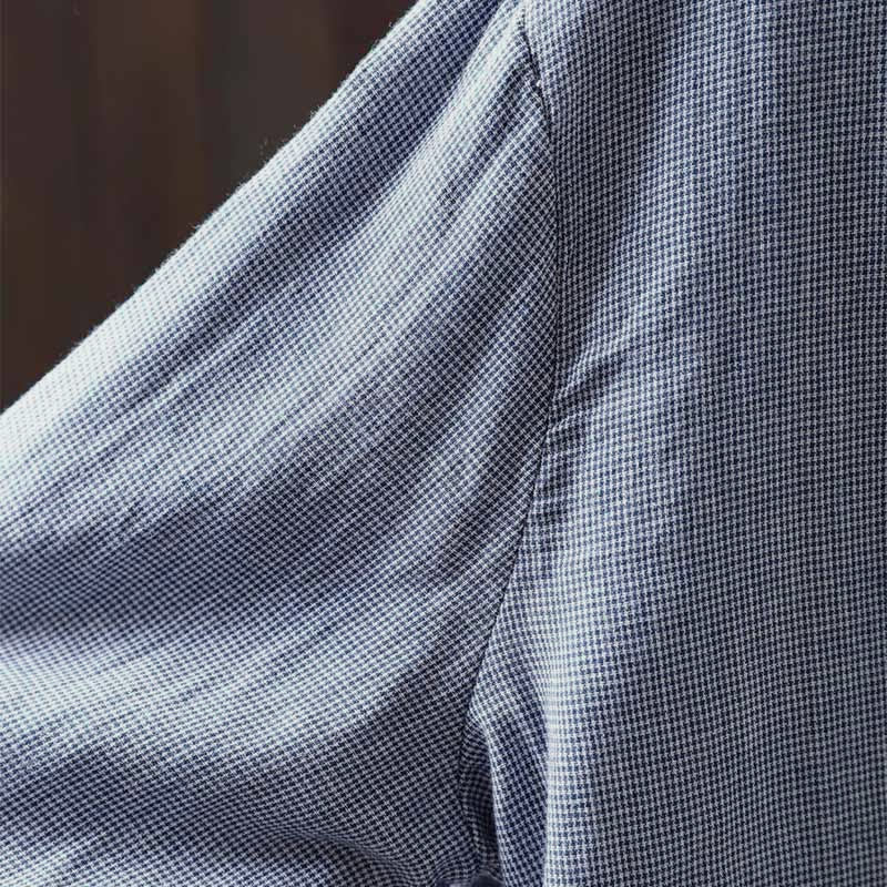 Lightweight Cotton Ruffle Collar Grounding Women's Shirt
