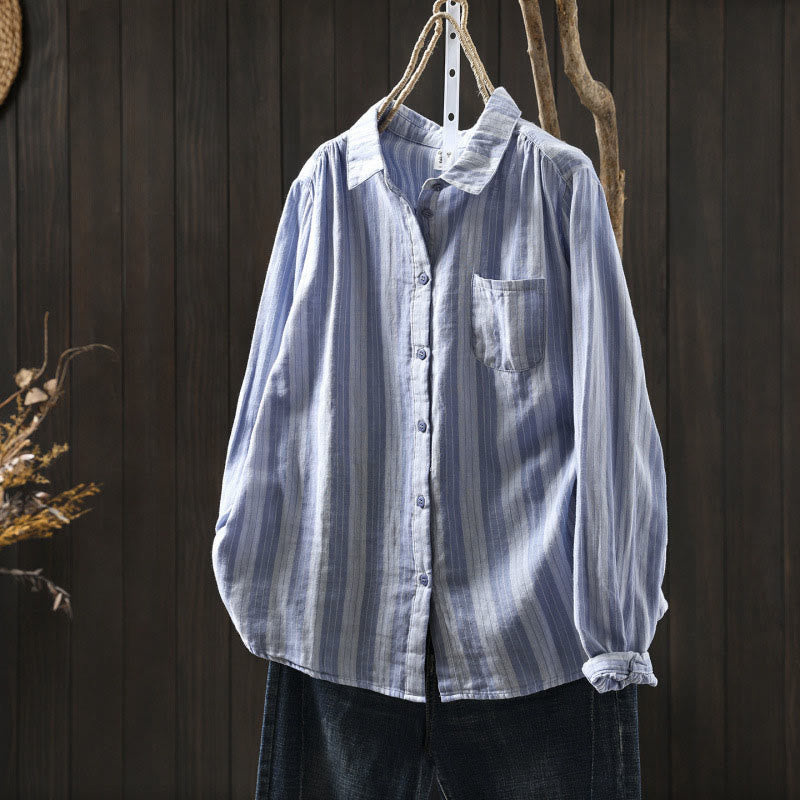 Breathable Cotton Stand Collar Mindful Meditation Shirt