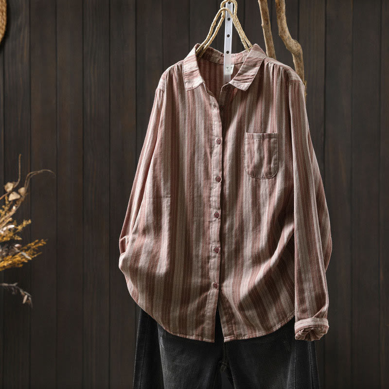 Breathable Cotton Stand Collar Mindful Meditation Shirt