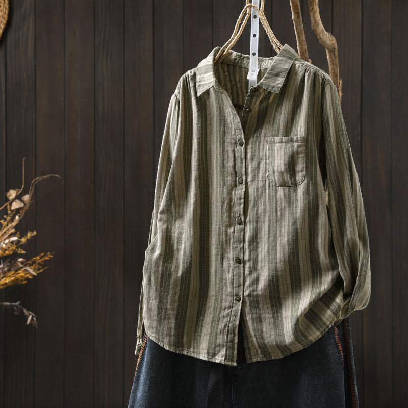 Breathable Cotton Stand Collar Mindful Meditation Shirt
