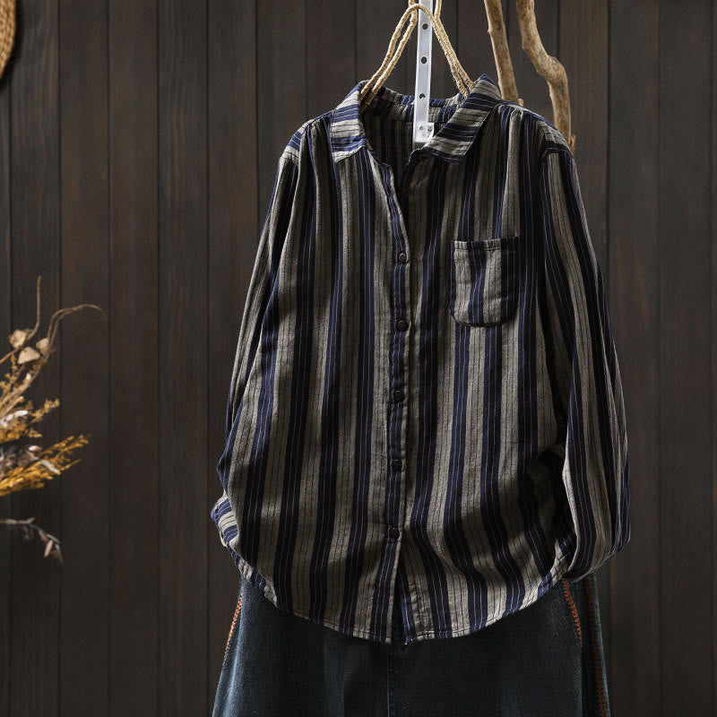 Breathable Cotton Stand Collar Mindful Meditation Shirt