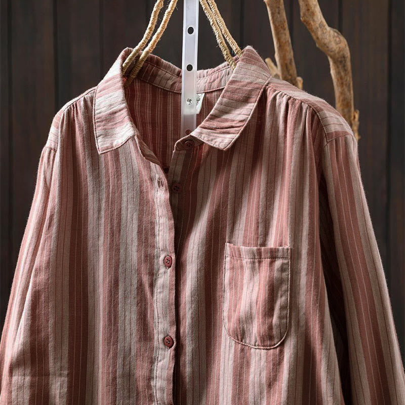 Breathable Cotton Stand Collar Mindful Meditation Shirt