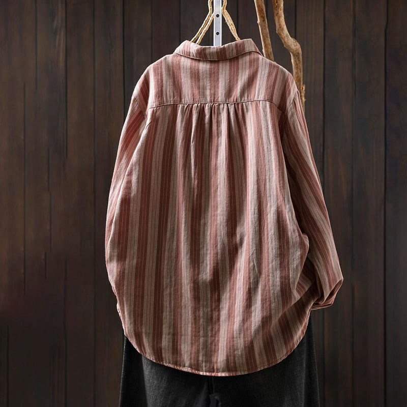 Breathable Cotton Stand Collar Mindful Meditation Shirt