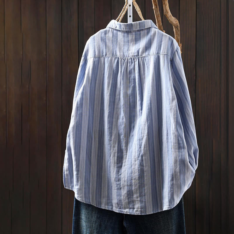 Breathable Cotton Stand Collar Mindful Meditation Shirt