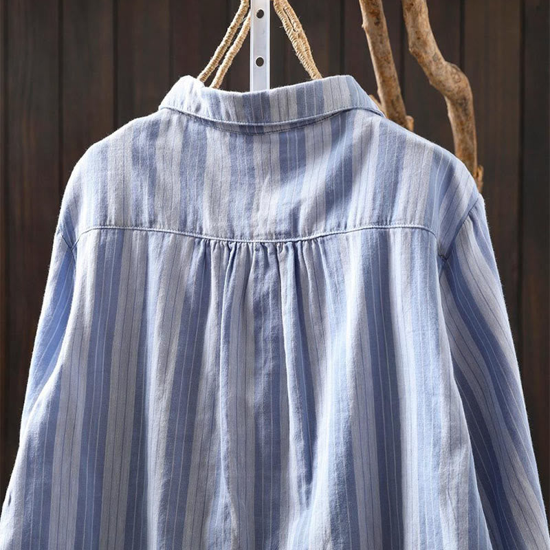 Breathable Cotton Stand Collar Mindful Meditation Shirt